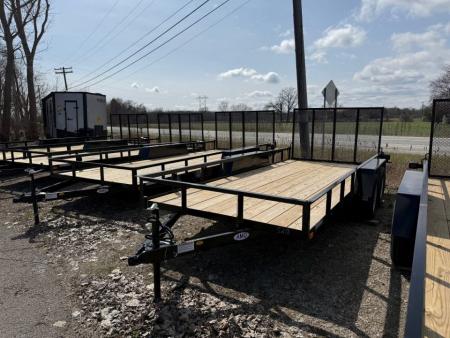 New 2027 AMO 6.4 x 16 A.M.O. Tandem Landscape Trailer - 1 Axle Brake Landscape Trailer