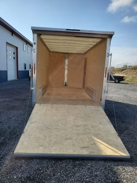 New ALCOM XLT-BD Enclosed Trailer / 7000 GVWR / 7.5'x14' / Ramp Door / Translucent Roof