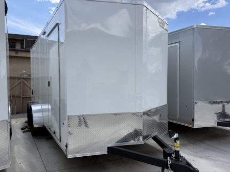New 2026 Look Trailers 7X16 Enclosed Box Cargo Trailer 7' Tall Ramp Cargo / Enclosed Trailer