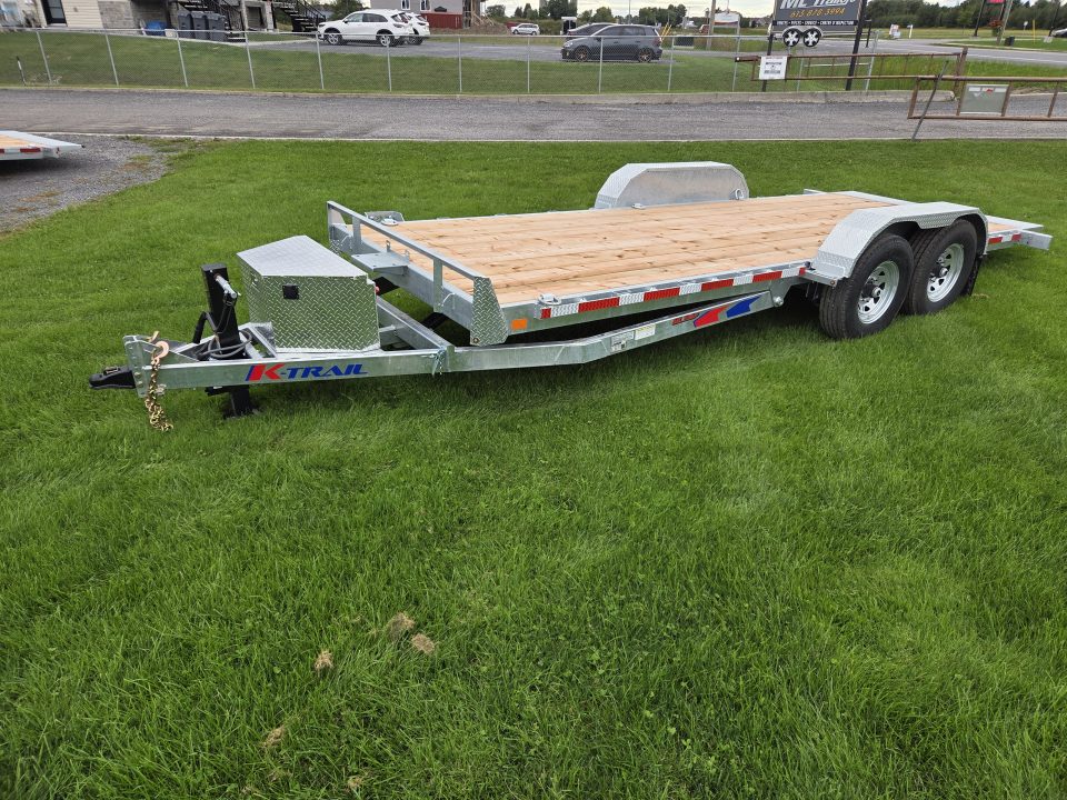 New 2027 K-Trail 20' Hydraulic Tilt 7 Ton Equipment Trailer