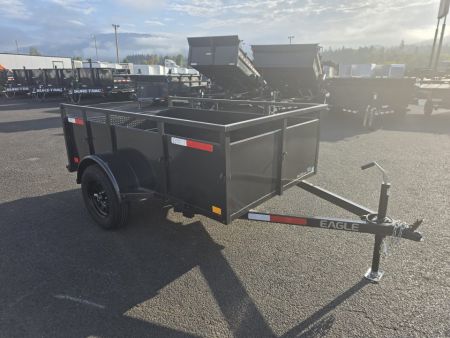 New 2026 Eagle Trailers 5x8 Falcon Light Speed Utility w/ Ramps 3K GVWR