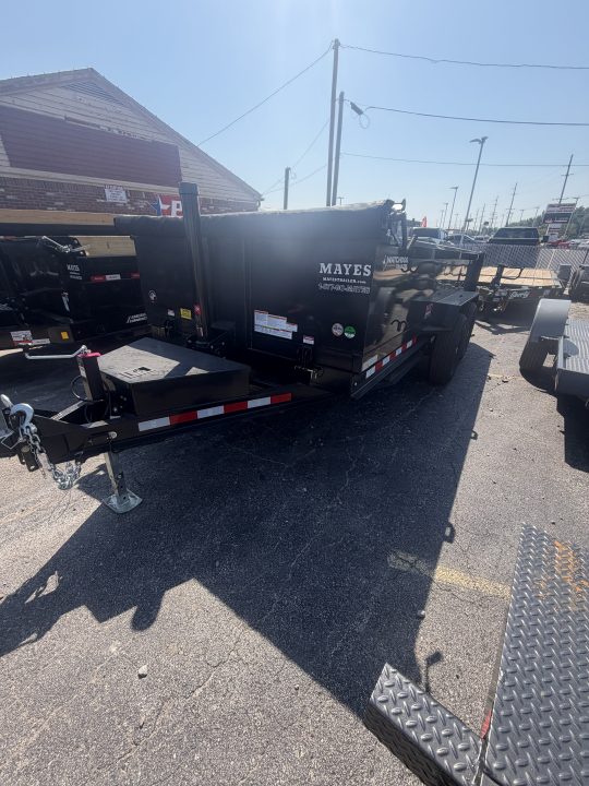 New 2026 Watchdog Trailers WD-14TA7 Dump Trailer 83X14 TA TELESCOPIC W/ 24" SIDES (GVW:14000) BLACK
