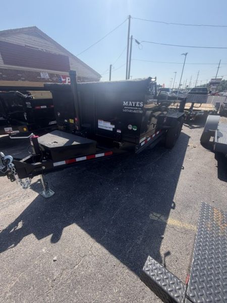 New 2026 Watchdog Trailers WD-14TA7 Dump Trailer 83X14 TA TELESCOPIC W/ 24" SIDES (GVW:14000) BLACK