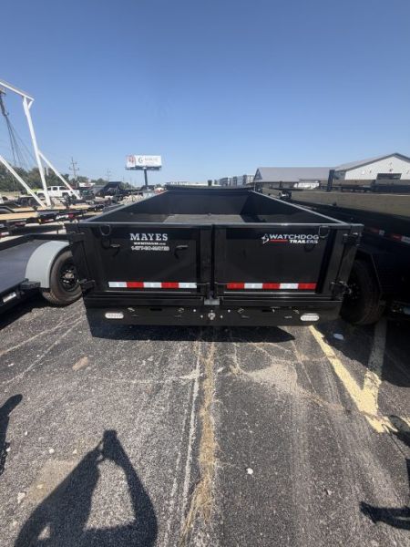 New 2026 Watchdog Trailers WD-14TA7 Dump Trailer 83X14 TA TELESCOPIC W/ 24" SIDES (GVW:14000) BLACK