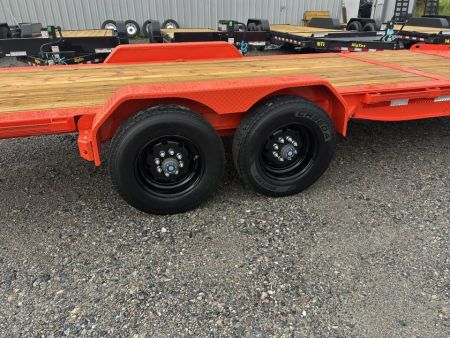 New 2027 Diamond C HDT210 Tilt Trailer, 82x20 (16ft+4ft) HUGE 10K Super Single Axles, Hydraulic Jack, #18460 Payload