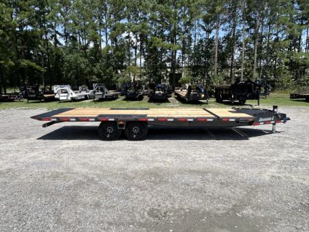 New 2027 Diamond C DET208 Tilt Trailer, 8.5x24 (20ft+4ft) Tilt with 8K Axles, #12,700 Payload
