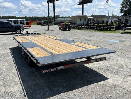 New 2027 Diamond C DET208 Tilt Trailer, 8.5x24 (20ft+4ft) Tilt with 8K Axles, #12,700 Payload