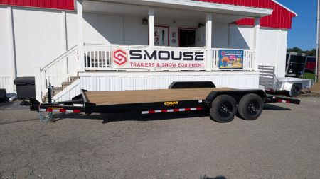 New 2026 CAM Superline 20' HD Wood Deck Car Hauler w/ DS Removable Fender
