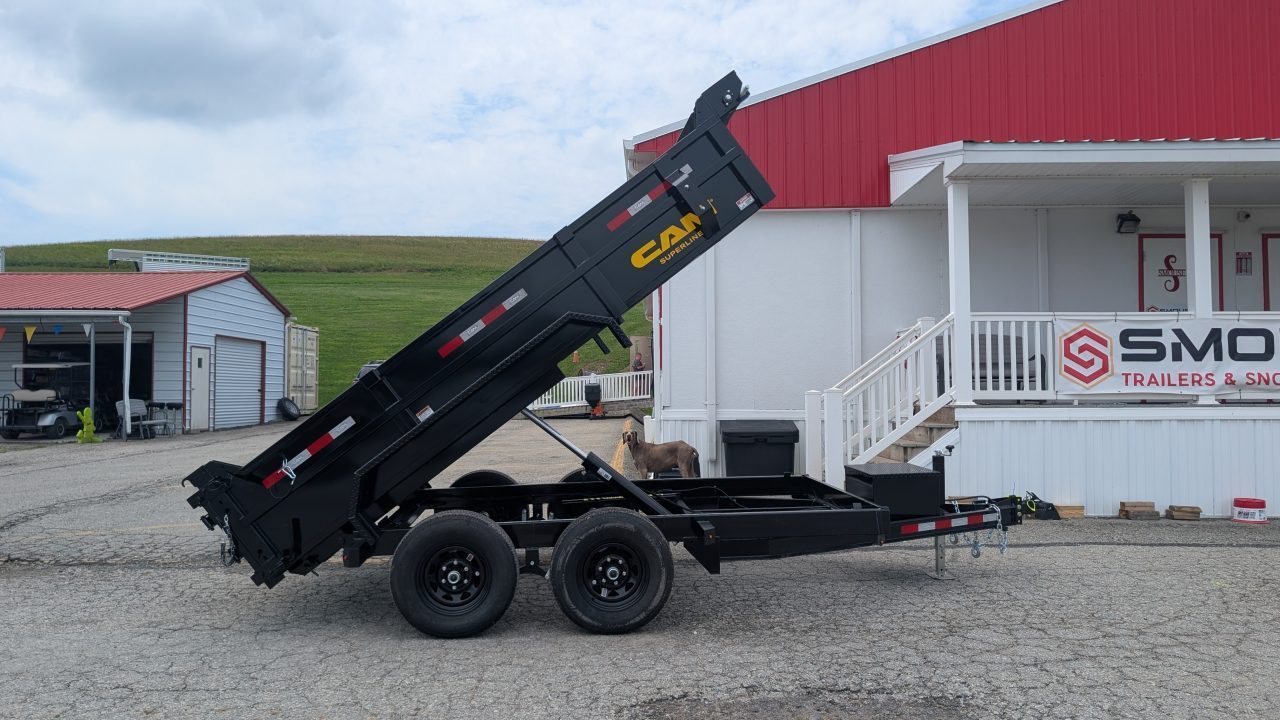 New 2027 CAM Superline 6x12 Lo Pro Standard Duty Equipment Dump Trailer