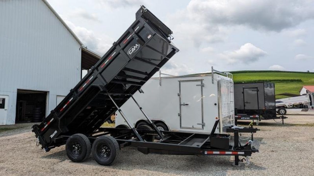 New 2027 CAM Superline 6'10" x 14' HD "BEAST" Lo Pro Equipment Dump w/ Underbody Ramps