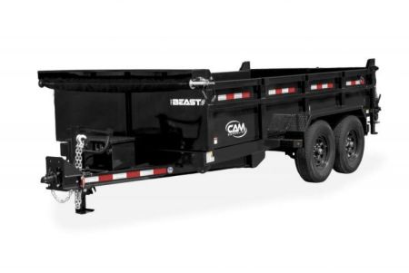 New 2026 CAM Superline 6'10" x 12' HD "BEAST" Lo Pro Equipment Dump w/ Underbody Ramps