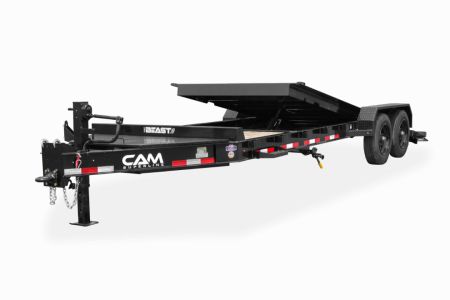 New 2027 CAM SUPERLINE 22' (4+18) HD "BEAST" Lo Pro Split Tilt Trailer (10K AXLES)