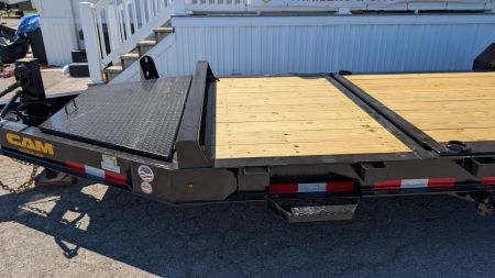 New 2027 CAM SUPERLINE 22' (4+18) HD "BEAST" Lo Pro Split Tilt Trailer (10K AXLES)