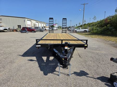 New 2027 Quality Steel and Aluminum 102  x 24' 14K Flatbed Deckover Trailer #272575 Deckover Trailer