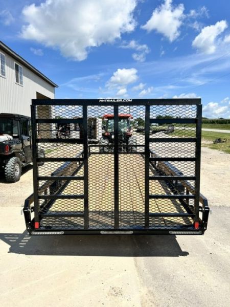 New 2027 H&H Trailers 82"X20' 9.9K HD 5' TALL LADDER GATE Utility Trailer
