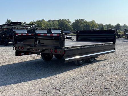 New 2026 Load Trail 96"X16' Fold Down Sides 14K Dump Trailer