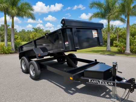 Used 2025 East Texas Trailers 5X12 DUMP W/2' SIDES Dump Trailer