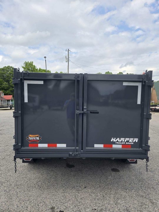 New 2027 PROSPECTOR 7X14 14K TELESCOPING DUMP TRAILER WITH 4' WALLS AND SPARE TIRE