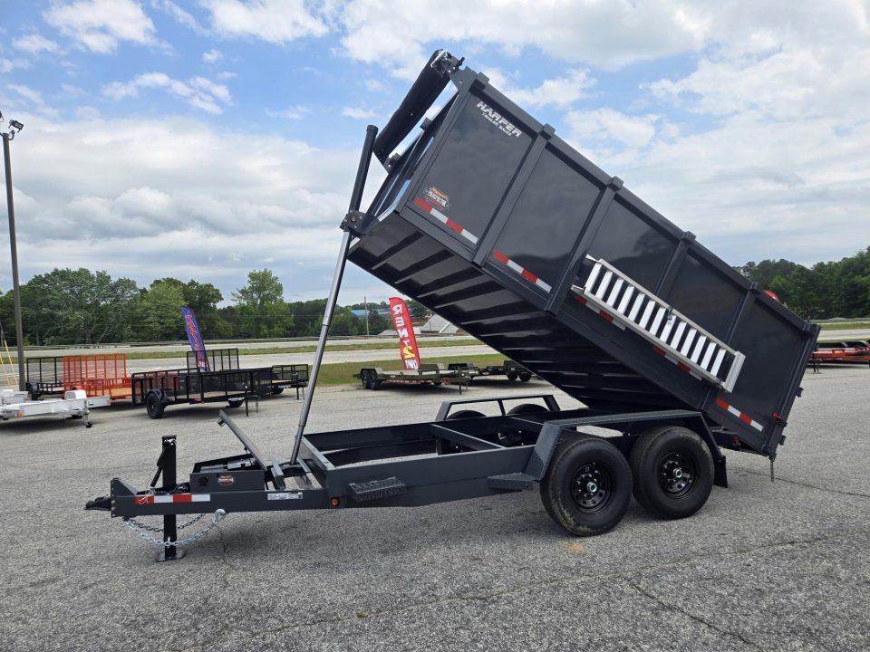New 2027 PROSPECTOR 7X14 14K TELESCOPING DUMP TRAILER WITH 4' WALLS AND SPARE TIRE