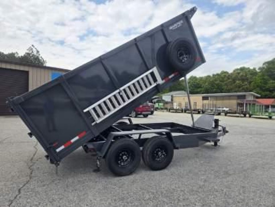 New 2027 PROSPECTOR 7X14 14K TELESCOPING DUMP TRAILER WITH 4' WALLS AND SPARE TIRE