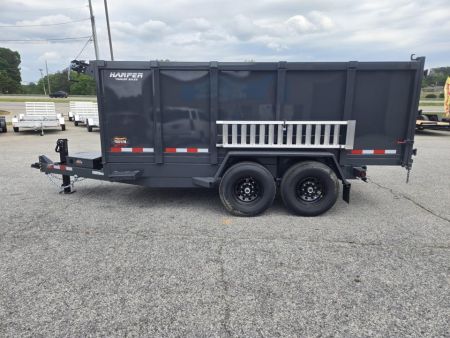 New 2027 PROSPECTOR 7X14 14K TELESCOPING DUMP TRAILER WITH 4' WALLS AND SPARE TIRE