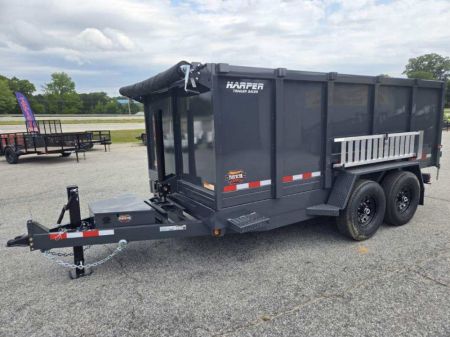 New 2027 PROSPECTOR 7X14 14K TELESCOPING DUMP TRAILER WITH 4' WALLS AND SPARE TIRE