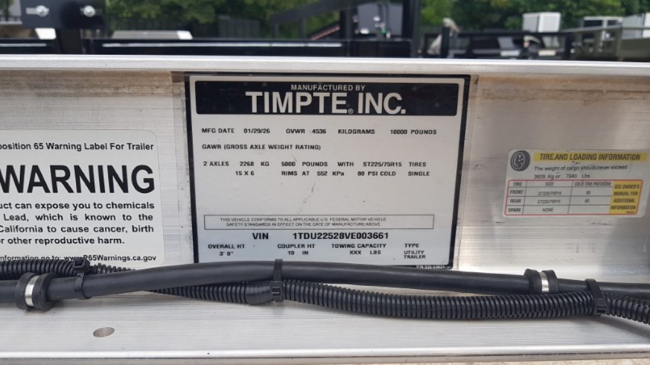 New 2026 Timpte 1020 Aluminum Beavertail Car Hauler 10K