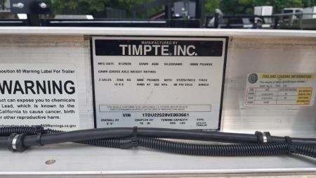 New 2026 Timpte 1020 Aluminum Beavertail Car Hauler 10K