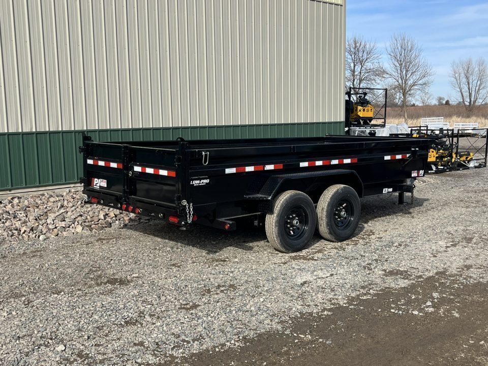 New 2027 14' 14k PJ Low Pro Dump Trailer