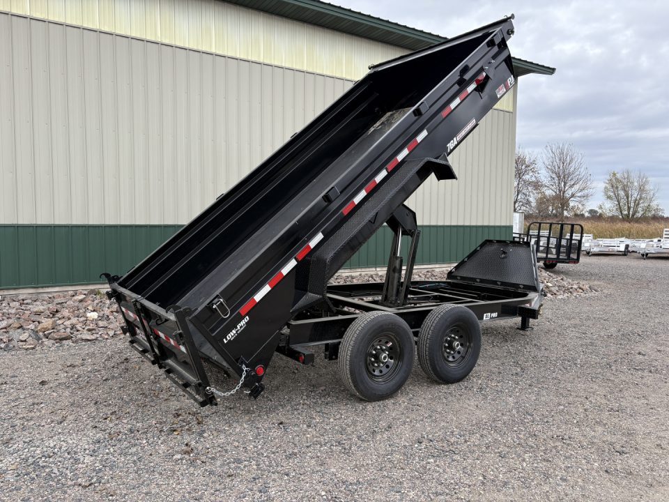 New 2027 14'x83"14k PJ Low Pro Dump Trailer - Hyd Jack