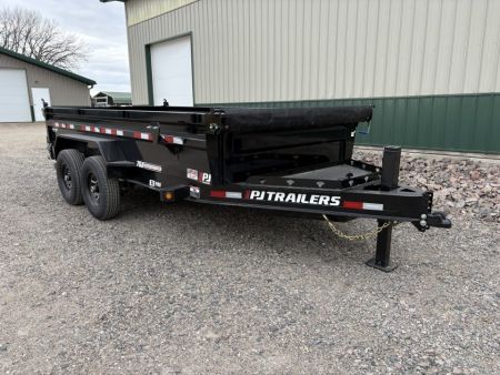 New 2027 14'x83"14k PJ Low Pro Dump Trailer - Hyd Jack