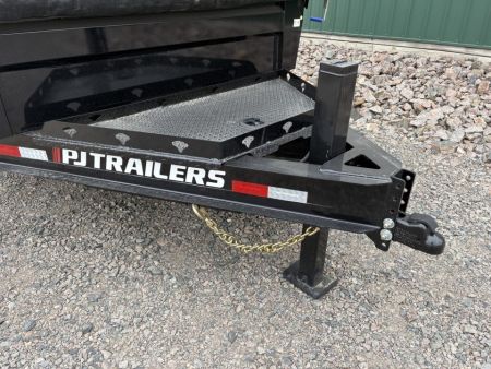 New 2027 14'x83"14k PJ Low Pro Dump Trailer - Hyd Jack