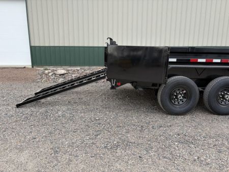 New 2027 14'x83"14k PJ Low Pro Dump Trailer - Hyd Jack
