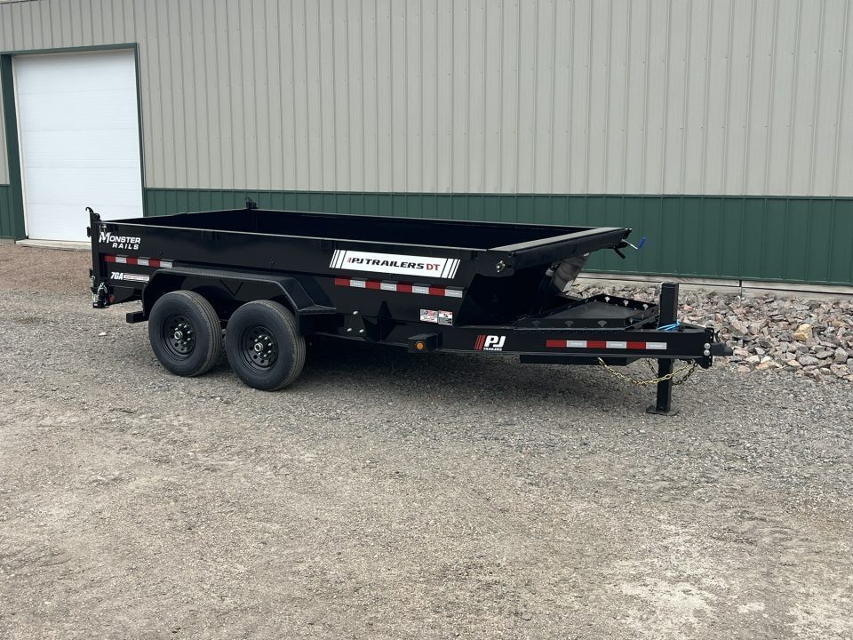 New 2027 14'x83" PJ 5-Stage Telescopic Dump Trailer - Hyd Jack