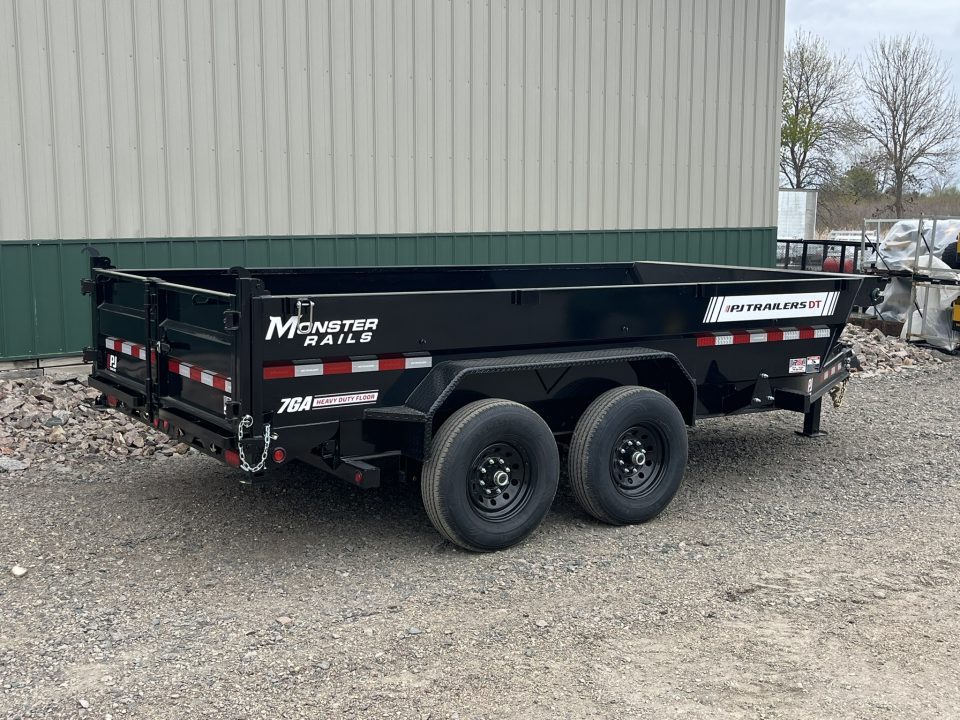 New 2027 14'x83" PJ 5-Stage Telescopic Dump Trailer - Hyd Jack