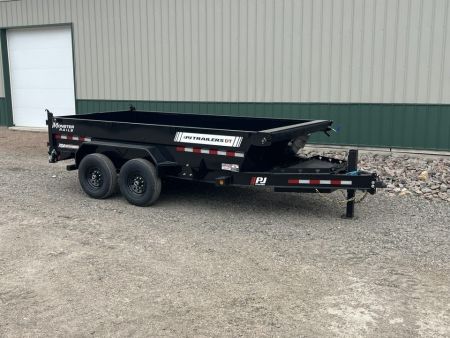 New 2027 14'x83" PJ 5-Stage Telescopic Dump Trailer - Hyd Jack