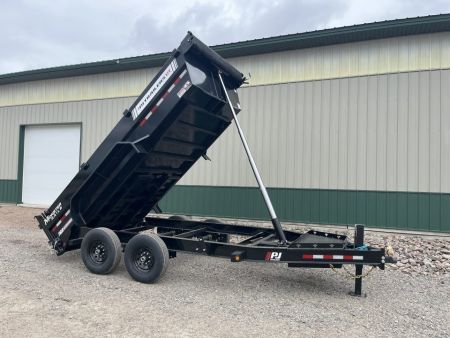 New 2027 14'x83  PJ 5-Stage Telescopic Dump Trailer - Hyd Jack