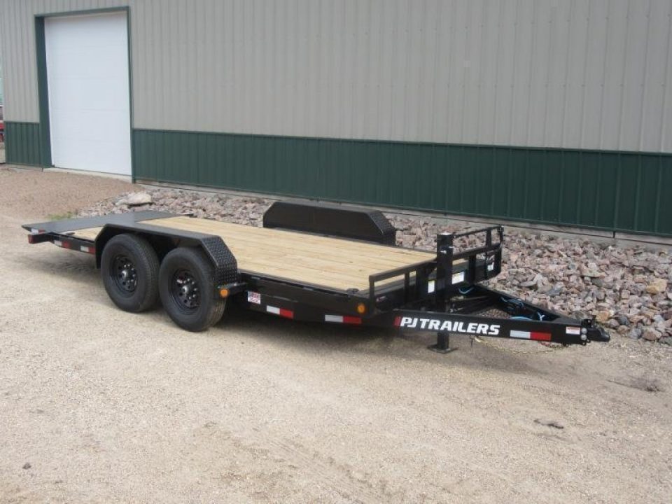 New 2027 16'x6" 14k PJ Channel Equipment Tilt Trailer