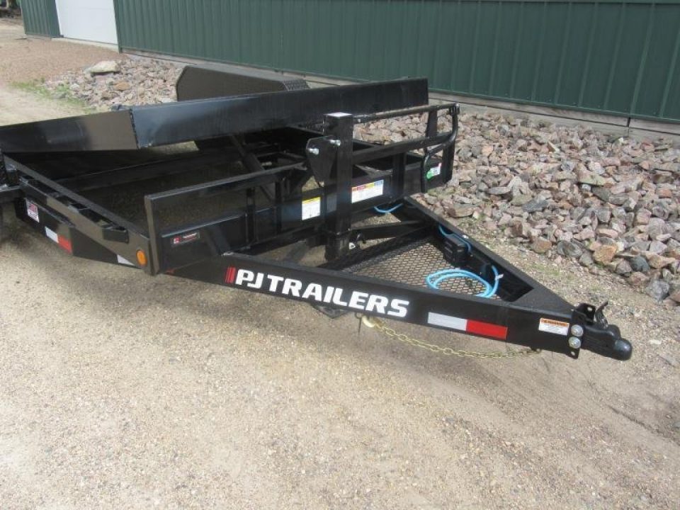 New 2027 16'x6" 14k PJ Channel Equipment Tilt Trailer