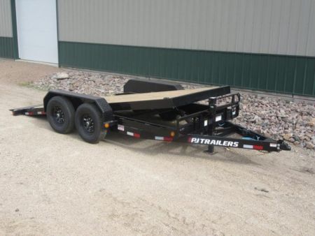 New 2027 16'x6  14k PJ Channel Equipment Tilt Trailer