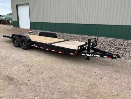 New 2027 22' 14k PJ Channel Equipment Tilt Trailer