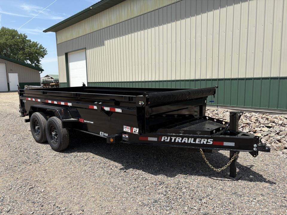 New 2027 16'x83" 14k PJ Low-Pro Dump Trailer