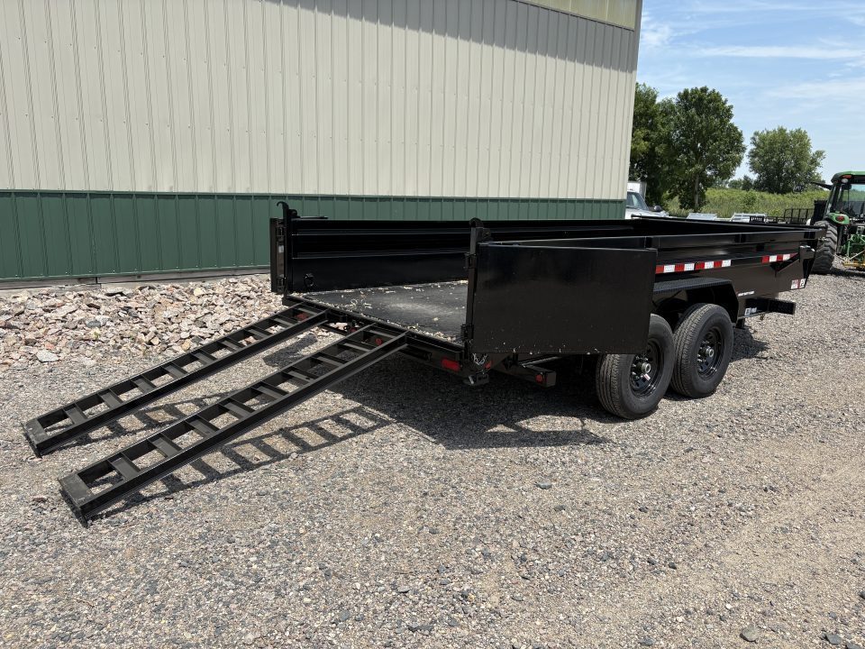 New 2027 16'x83" 14k PJ Low-Pro Dump Trailer