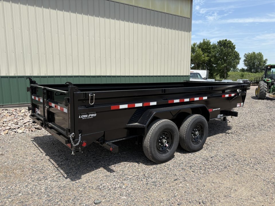 New 2027 16'x83" 14k PJ Low-Pro Dump Trailer