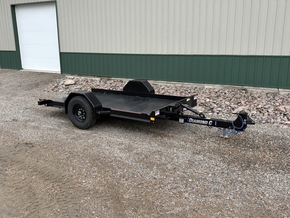 New 2027 77"x12' Diamond C DSA 107 7k Tilt Trailer