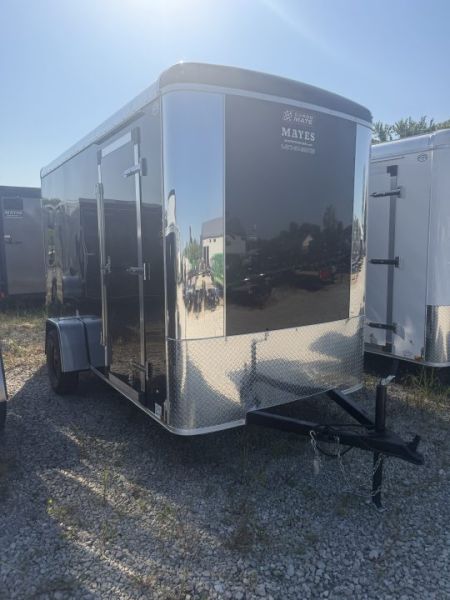 New 2027 CARGO MATE ENCLOSED EHW612SA-24 6X12 SA RAMP DOOR (GVW:2990) BLACK