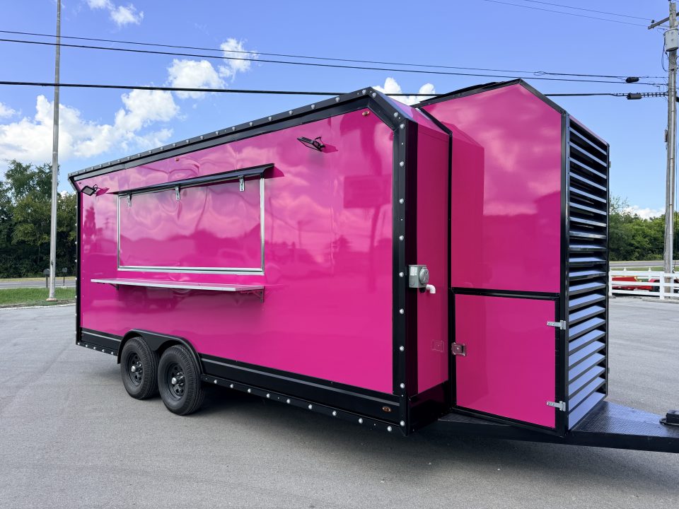 New 2026 Other 8.5X18 TA CONCESSION TRAILER FULLY EQUIPPED (FIRE SUPRESSION) BLACKOUT Concession