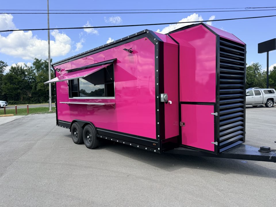 New 2026 Other 8.5X18 TA CONCESSION TRAILER FULLY EQUIPPED (FIRE SUPRESSION) BLACKOUT Concession