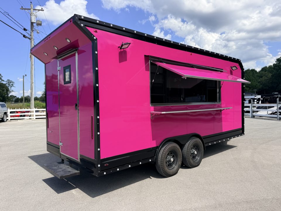 New 2026 Other 8.5X18 TA CONCESSION TRAILER FULLY EQUIPPED (FIRE SUPRESSION) BLACKOUT Concession