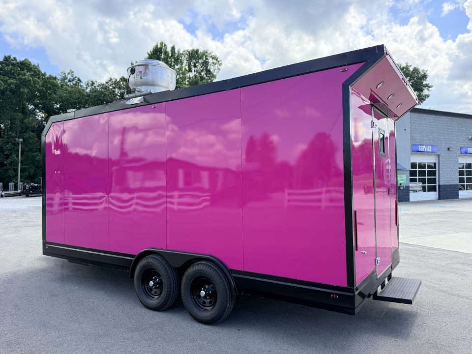 New 2026 Other 8.5X18 TA CONCESSION TRAILER FULLY EQUIPPED (FIRE SUPRESSION) BLACKOUT Concession